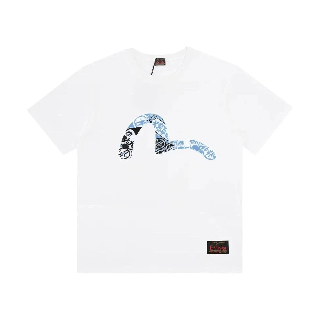Evisu T-Shirts Short-Sleeve Seagull Logo Print T-Shirt image 11