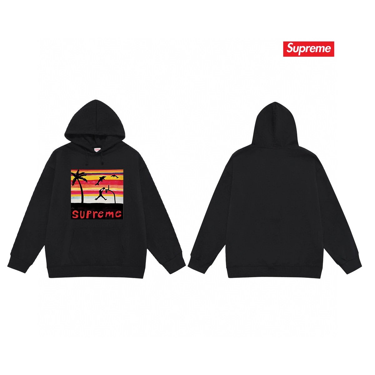 Supreme Hoodies & Sweatshirts Fleece-Lined Body Snatchers Graphic Hoodie — 58-2 Fleece-lined style