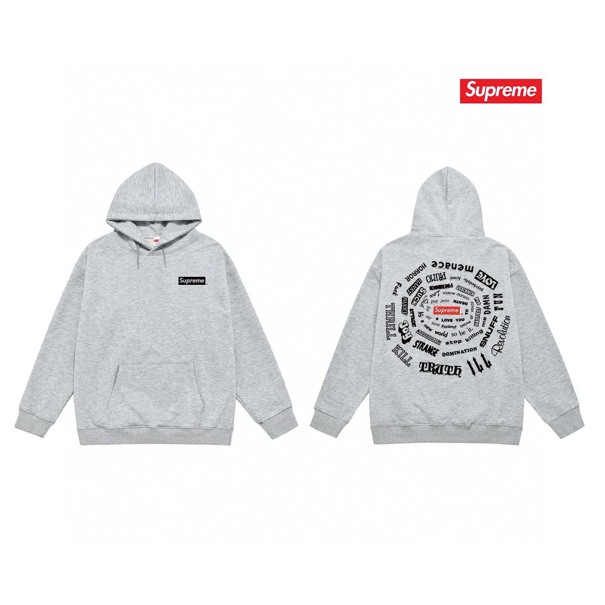 Supreme Hoodies & Sweatshirts Fleece-Lined Body Snatchers Graphic Hoodie — 59-3 Fleece-lined style