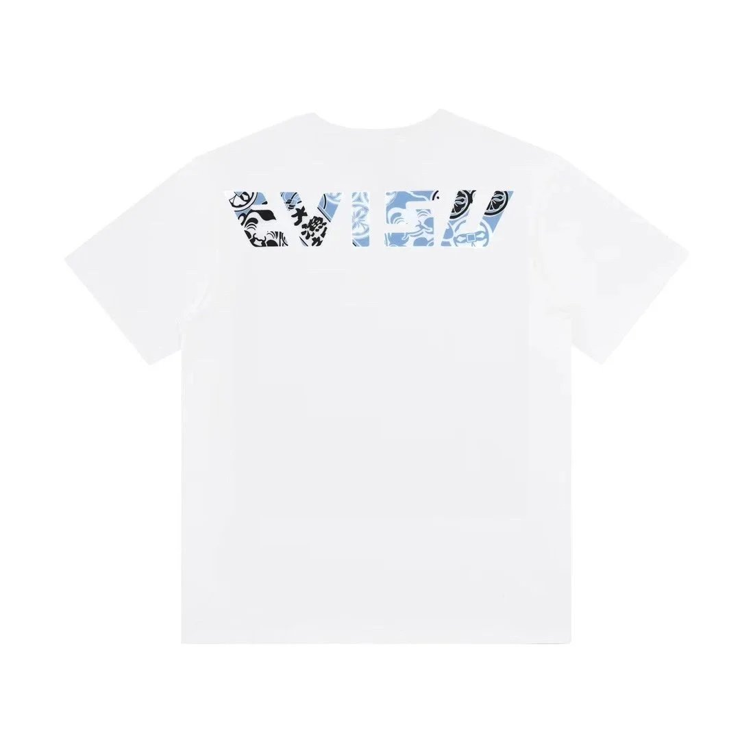 Evisu T-Shirts Short-Sleeve Seagull Logo Print T-Shirt image 12