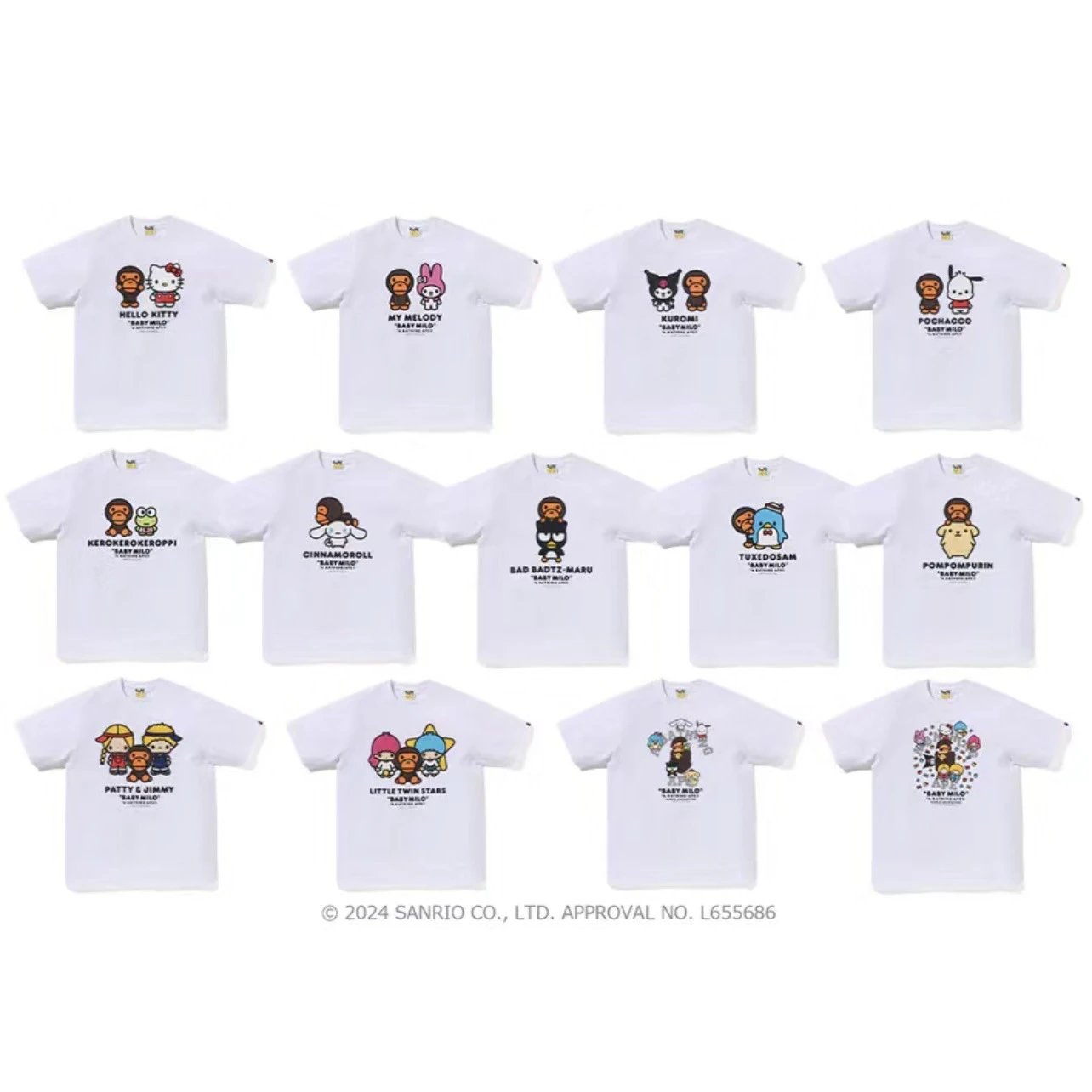 BAPE (A Bathing Ape) x Sanrio 