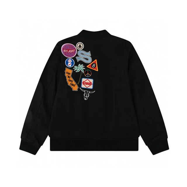 Stüssy Jackets Patchwork varsity bomber jacket product detail image 15