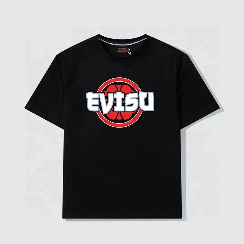 Evisu T-Shirts Short-Sleeve Seagull Logo Print T-Shirt — 16