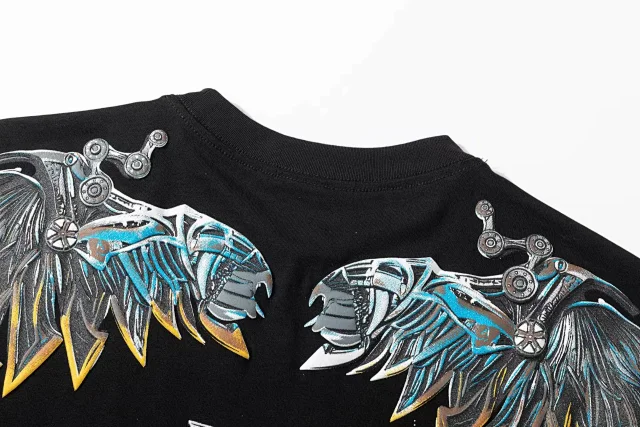 BOY London T-Shirts Eagle and wing graphic short-sleeve T-shirt product detail image 21