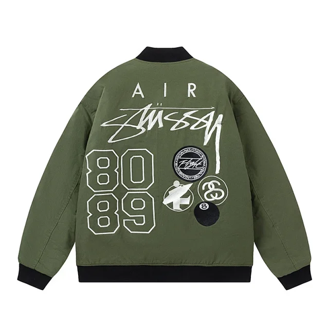 Stüssy Jackets Patchwork varsity bomber jacket product detail image 11