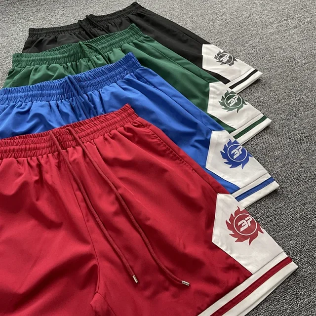 Broken Planet Shorts Drawstring athletic with contrast side panels product detail image 3