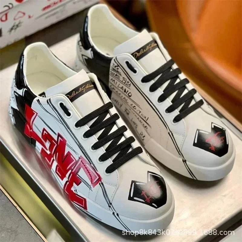 Dolce & Gabbana Sneakers Portofino low-top — Off-white