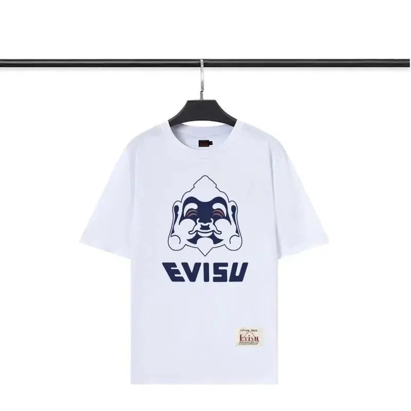 Evisu T-Shirts Short-Sleeve Seagull Logo Print T-Shirt — 14