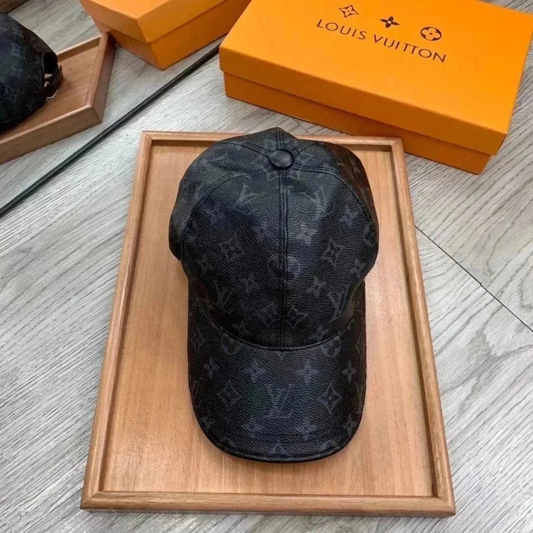 Louis Vuitton Monogram Denim Baseball Cap Navy - 9