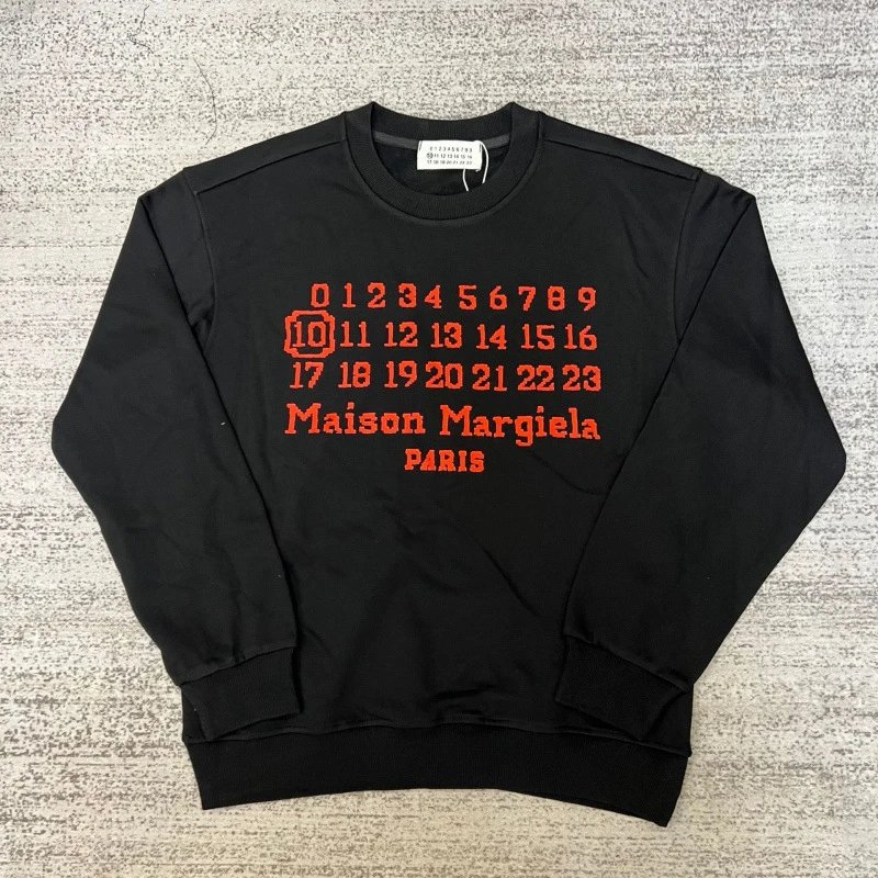 Maison Margiela Hoodies & Sweatshirts MM6 Logo Print Crewneck Sweatshirt — 44