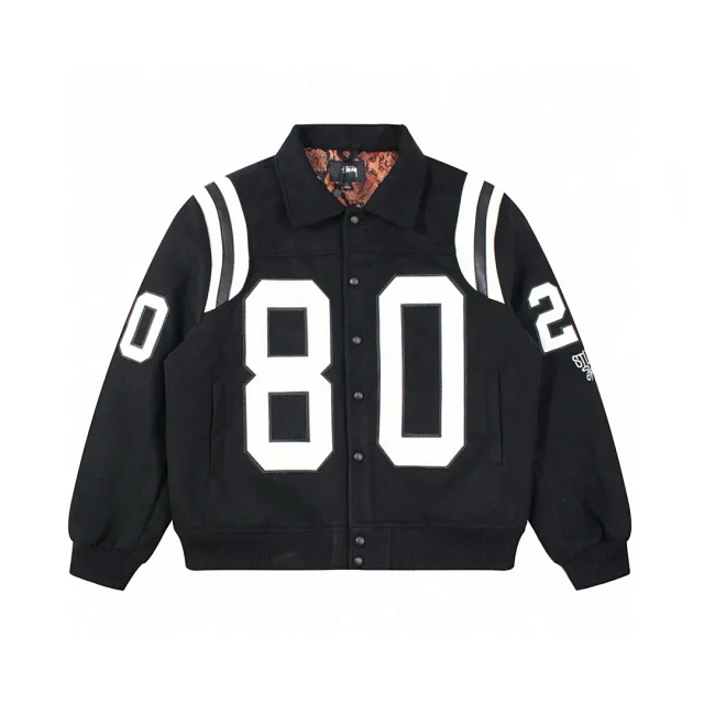 Stüssy Jackets Patchwork varsity bomber jacket product detail image 23