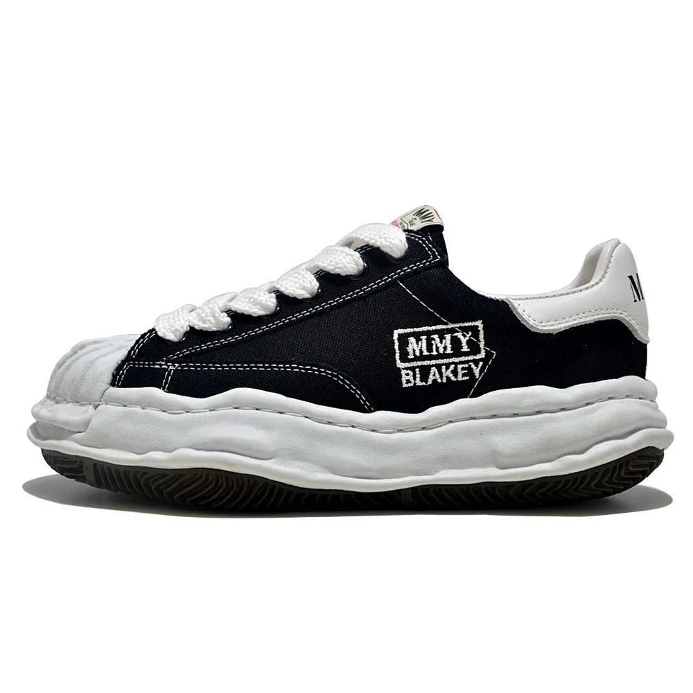 AMMY Sneakers Frayed canvas shell-toe platform — 9