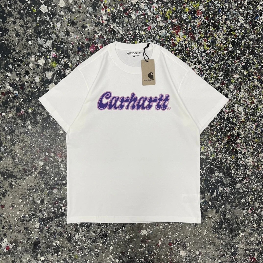 Carhartt T-Shirts Short-Sleeve Graphic Logo T-Shirt — 022 White