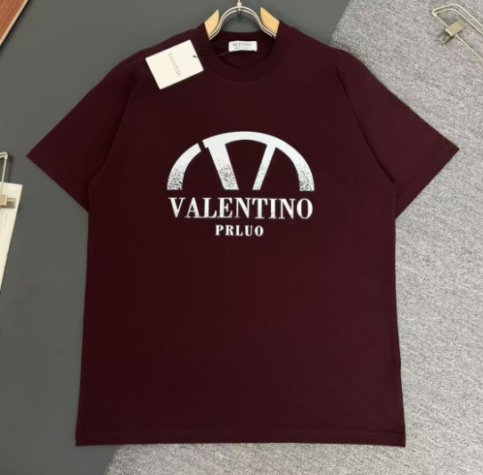 Valentino T-Shirts Logo Print Short-Sleeve T-Shirt — 18