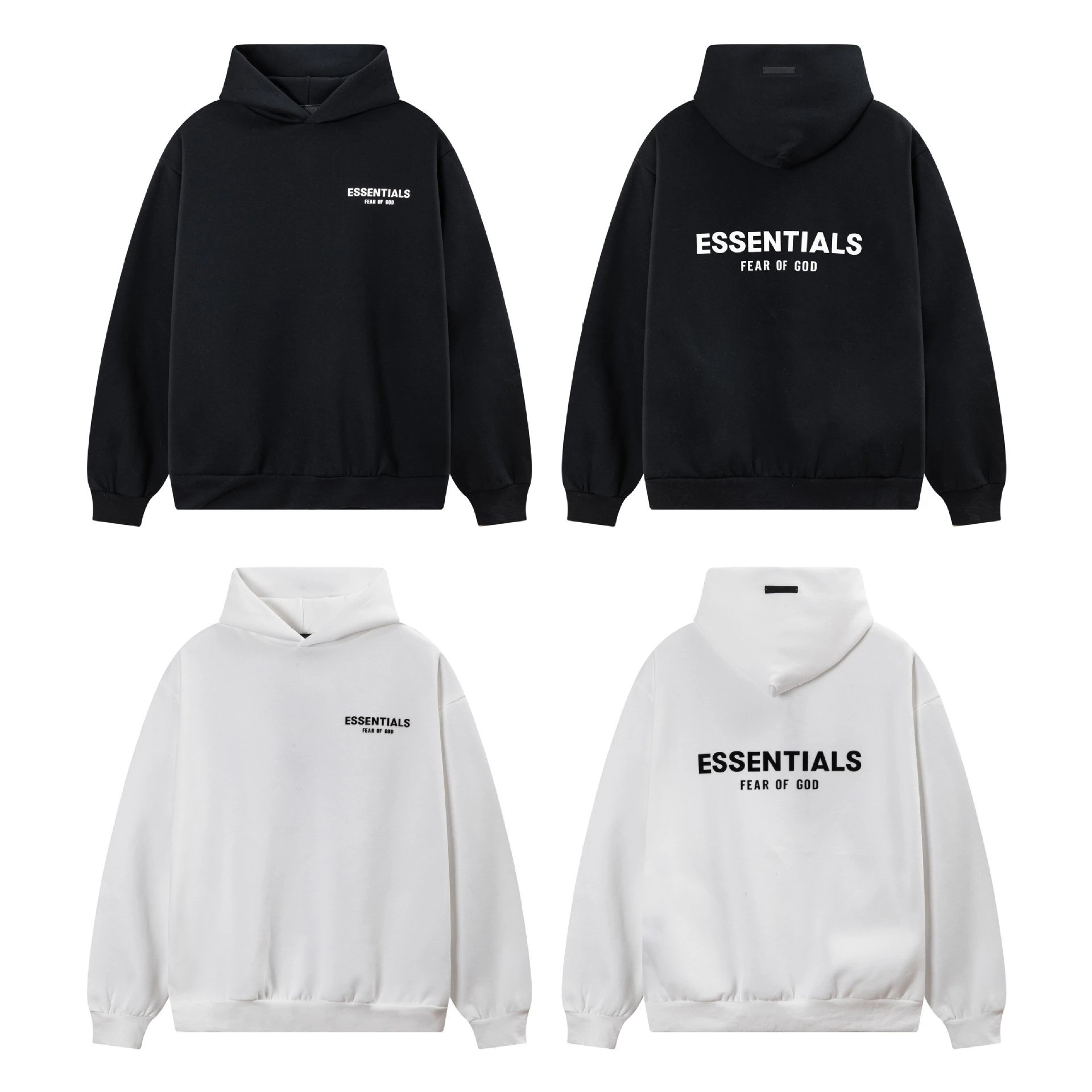 Fear of God Hoodies & Sweatshirts Essentials Logo Hooded Sweatshirt image 3