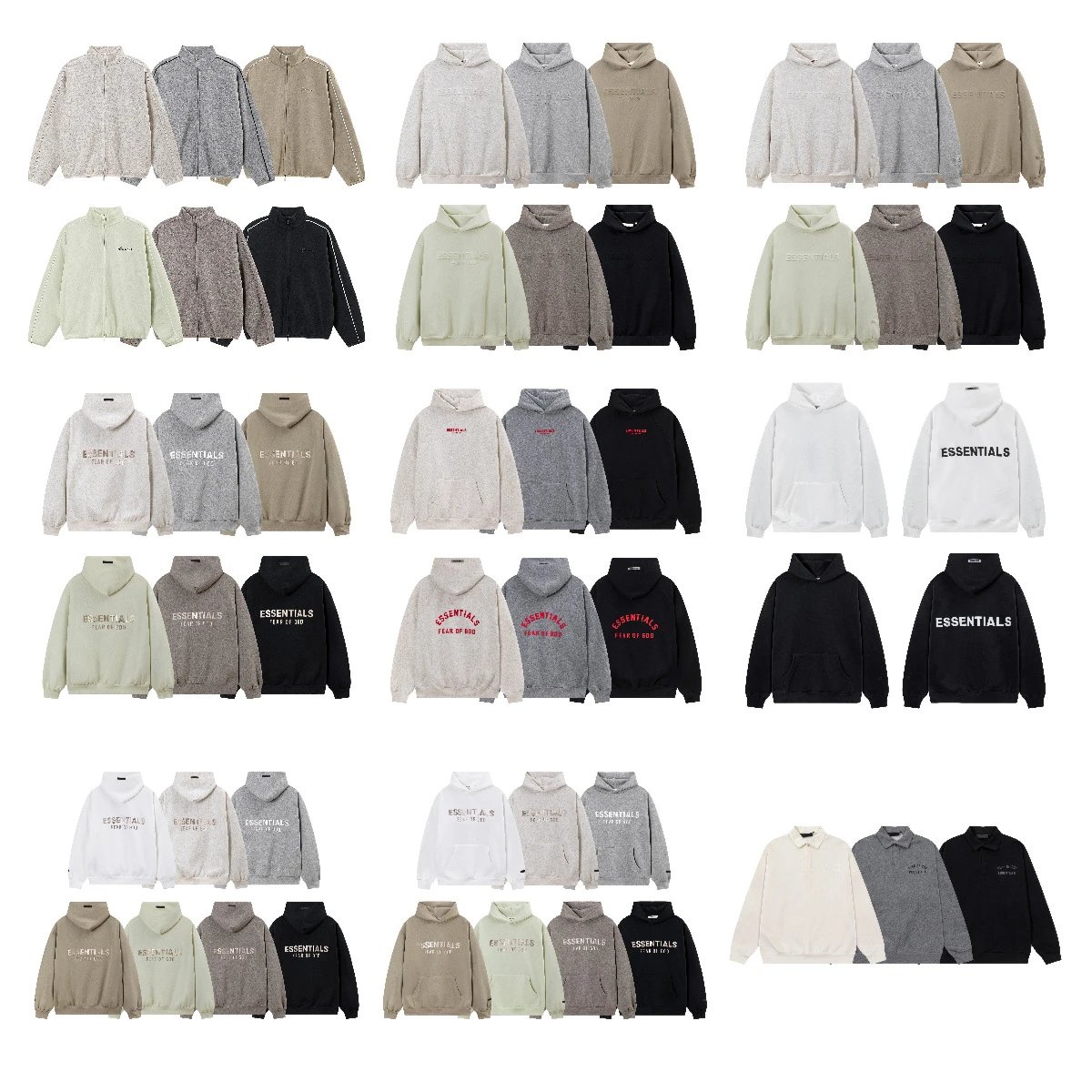 Fear of God ESSENTIALS Hoodies & Sweatshirts Logo Pullover Hoodie image 2