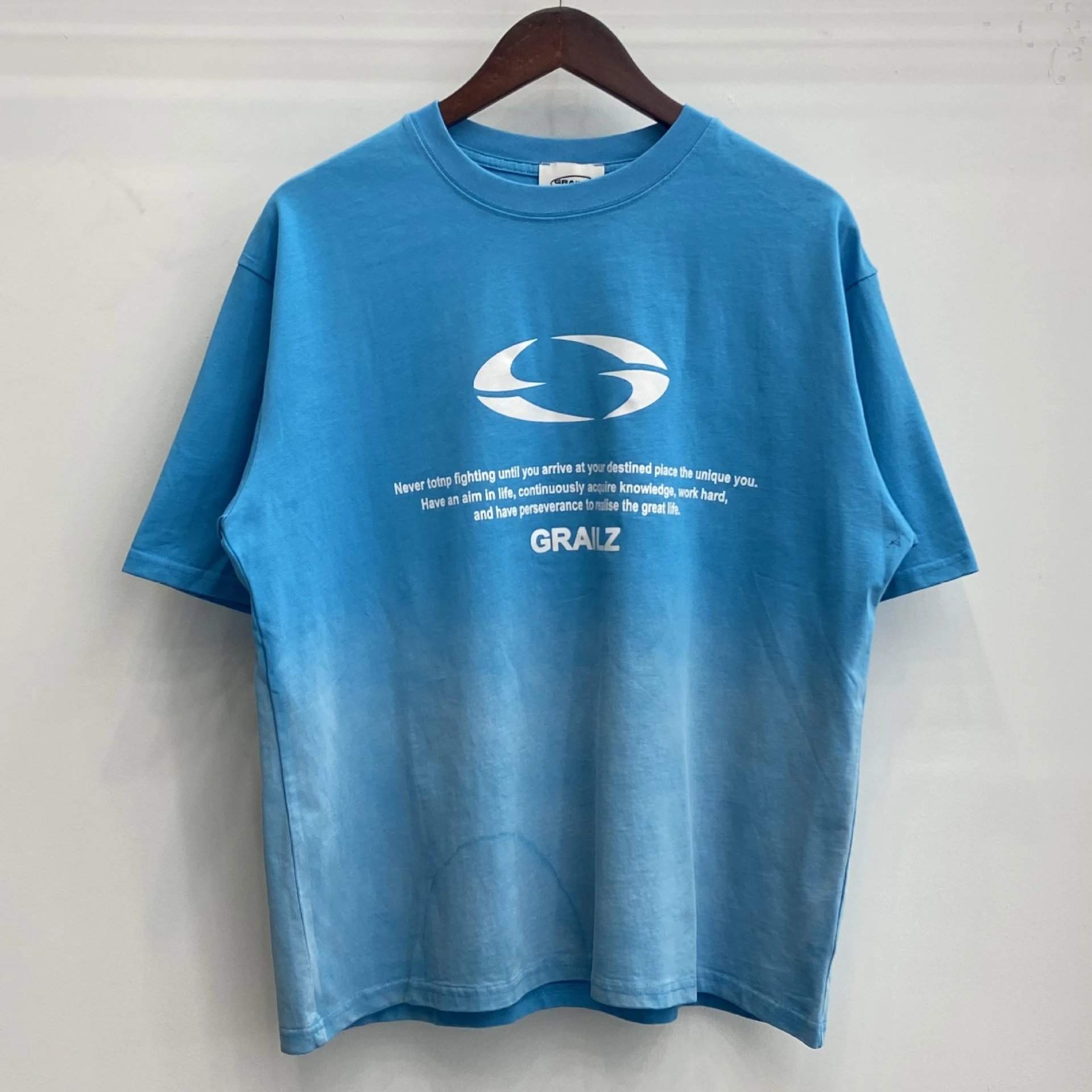GRAILZ T-Shirts Oversized Graphic Print — Sapphire blue GR 66