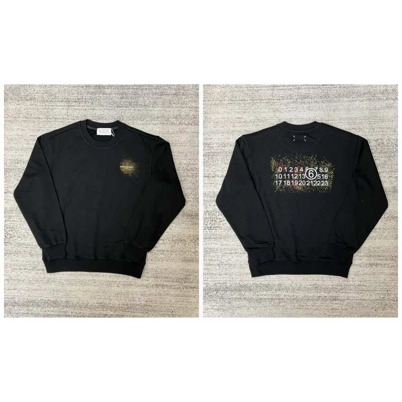 Maison Margiela Hoodies & Sweatshirts MM6 Logo Print Crewneck Sweatshirt — 72