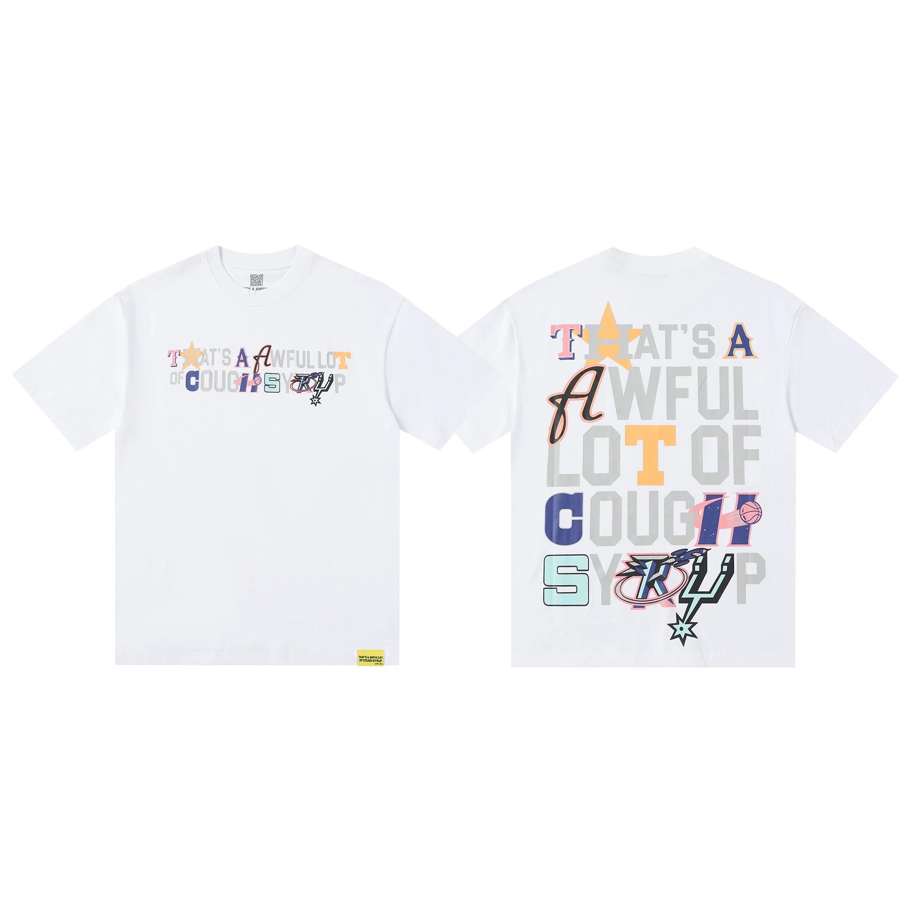 That's a Awful Lot of Cough Syrup T-Shirts Graphic Print — 0226 white