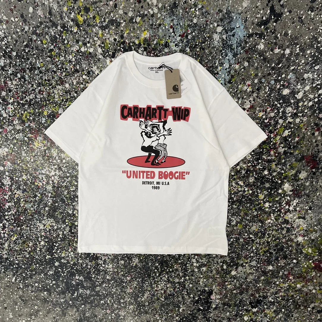Carhartt T-Shirts Short-Sleeve Graphic Logo T-Shirt — 020 White
