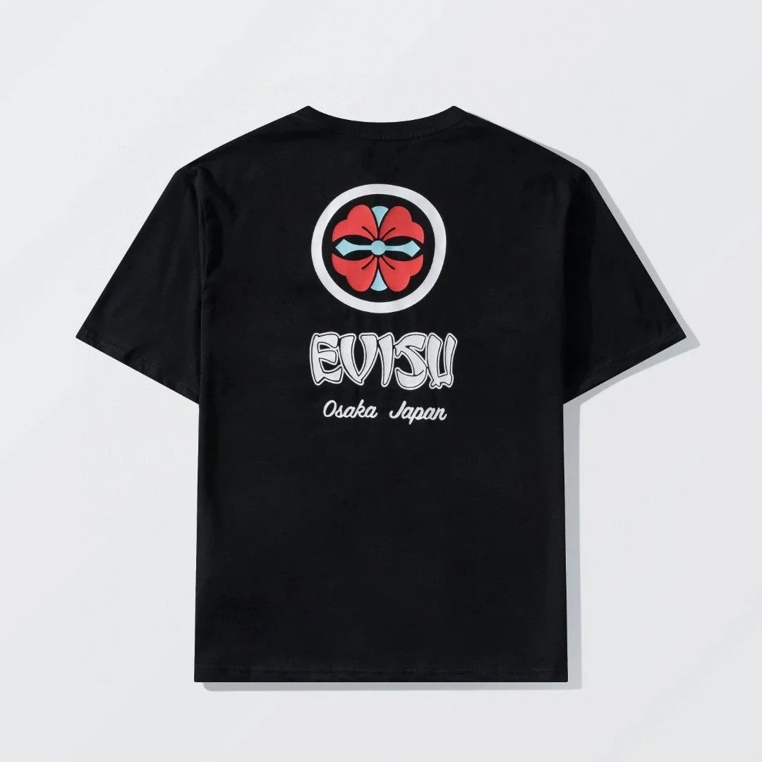 Evisu T-Shirts Short-Sleeve Seagull Logo Print T-Shirt — 17