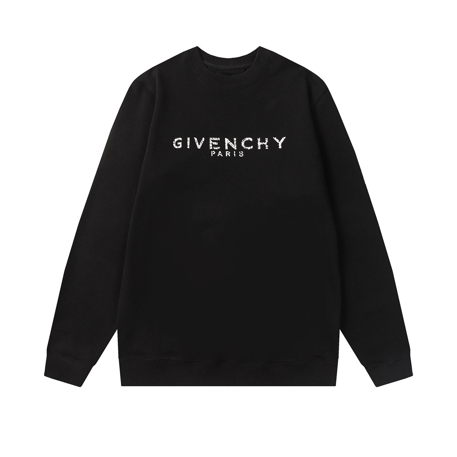 Givenchy Logo Print Green 4G Locks Sweatshirt White Hoodie - 17