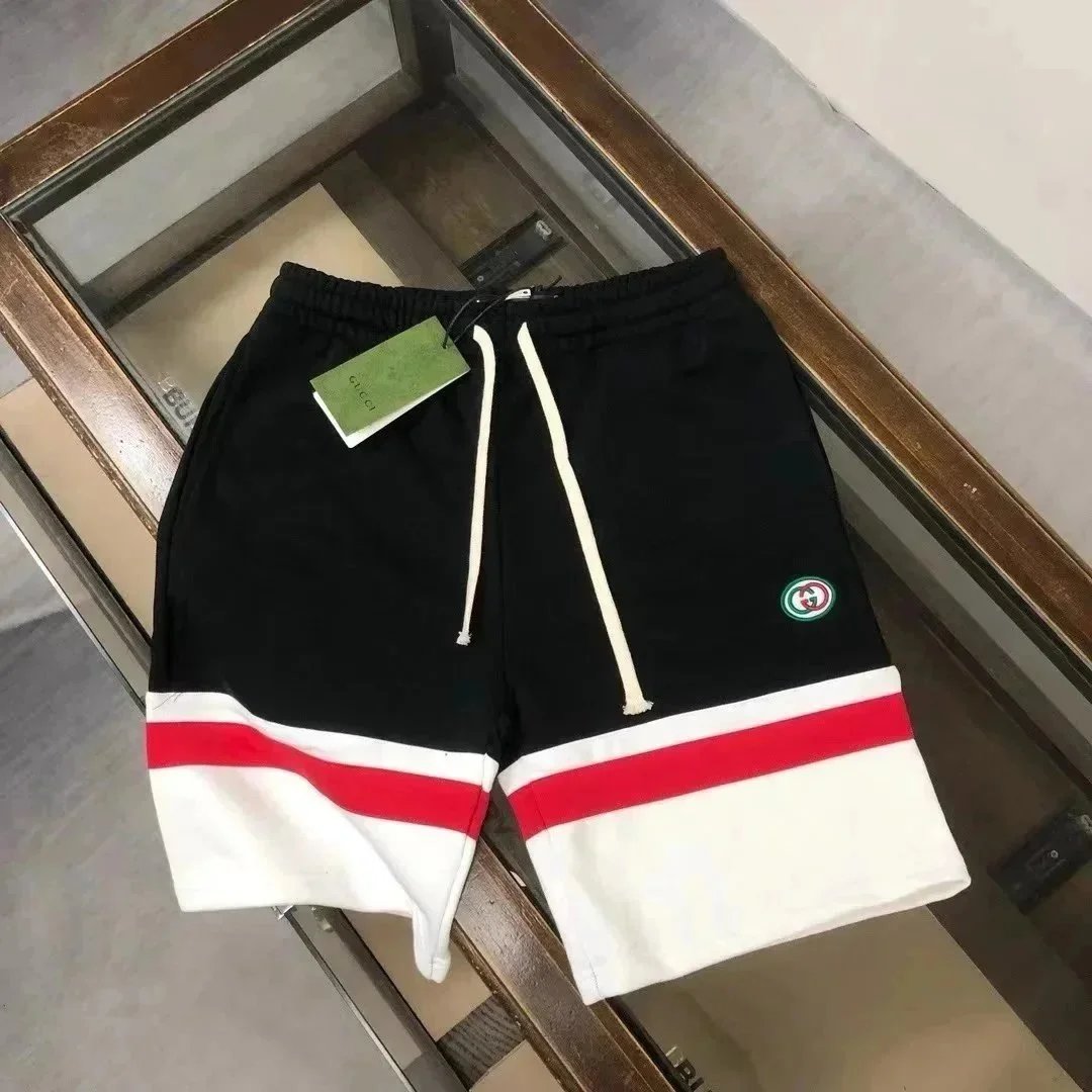 Gucci Web Stripe Track Shorts Turquoise Pink - 5