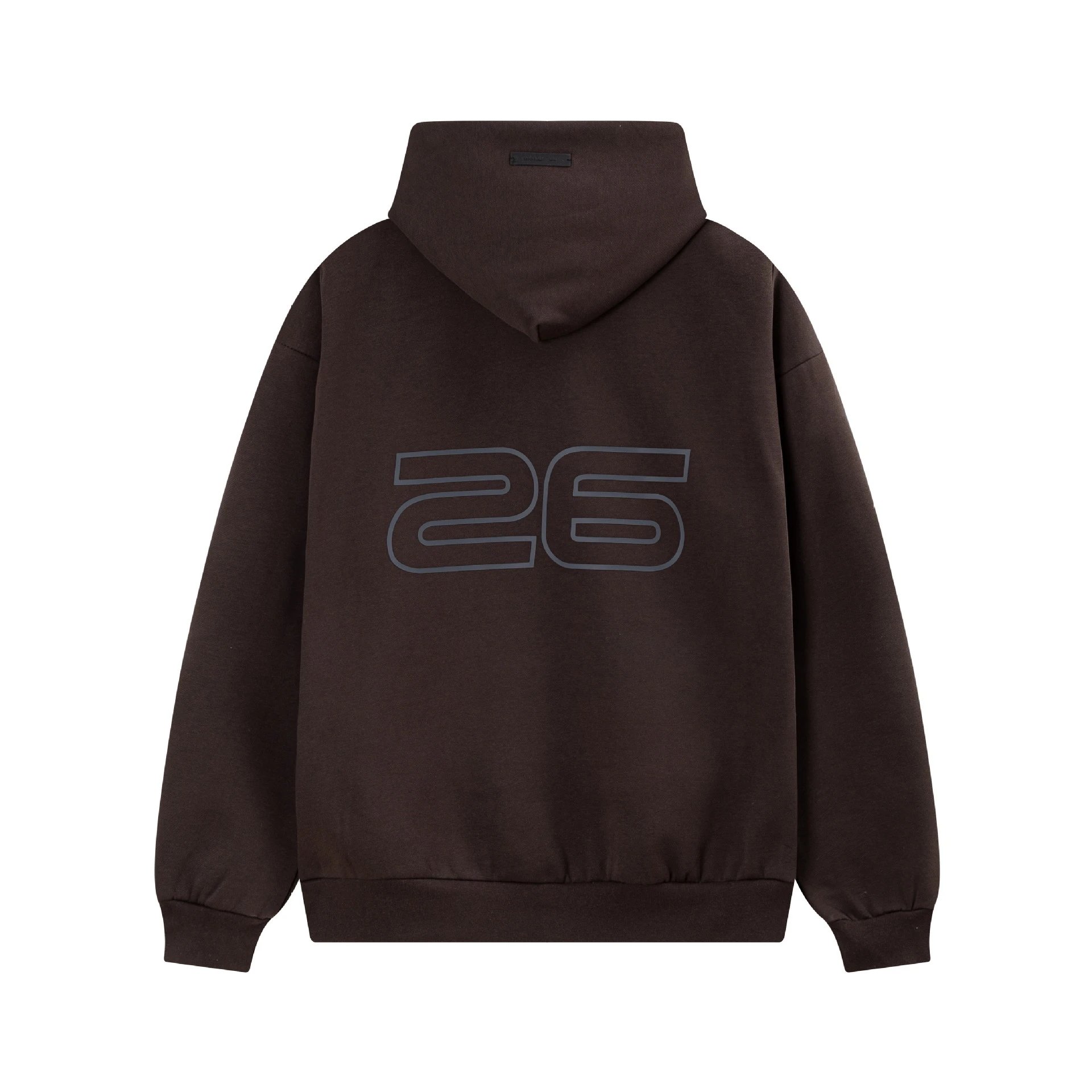 Fear of God Hoodies & Sweatshirts Essentials Logo Hooded Sweatshirt — Red-brown 2278