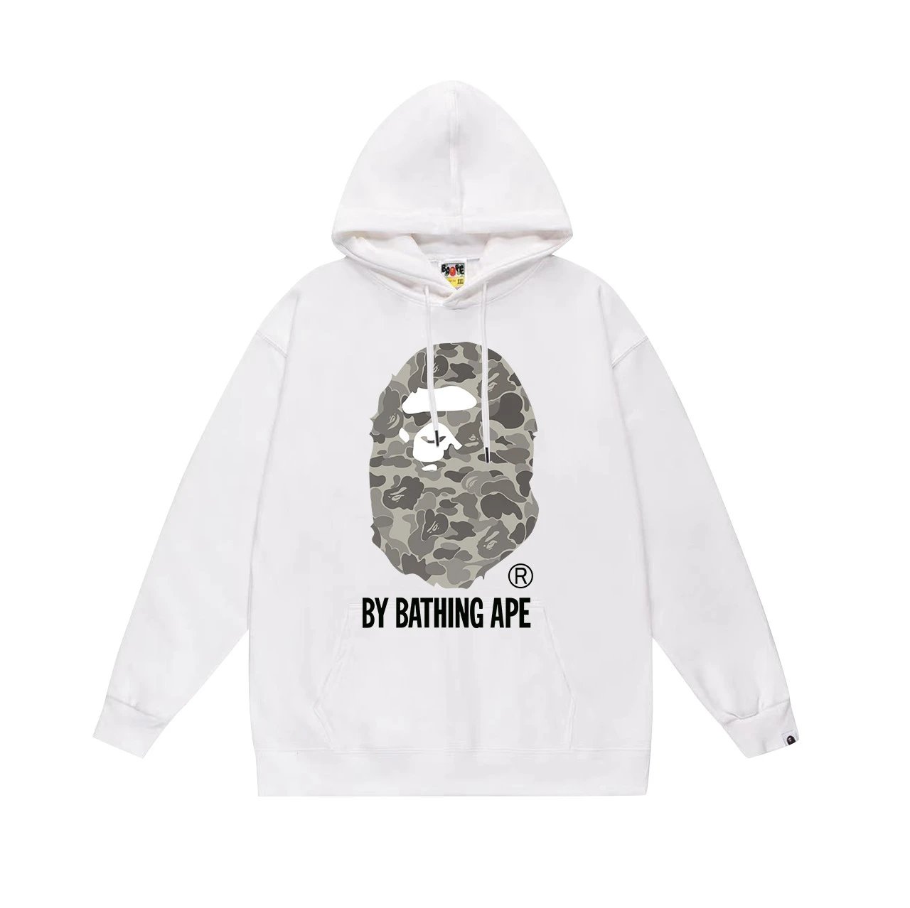 BAPE Hoodies & Sweatshirts Graphic Pullover Hoodie — 647 white