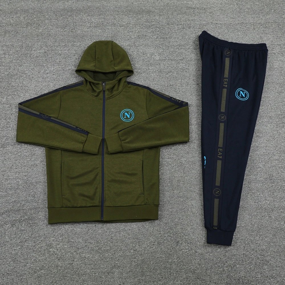 Arsenal Tracksuits Football club hooded tracksuit with jogger pants — 24 Naples Green