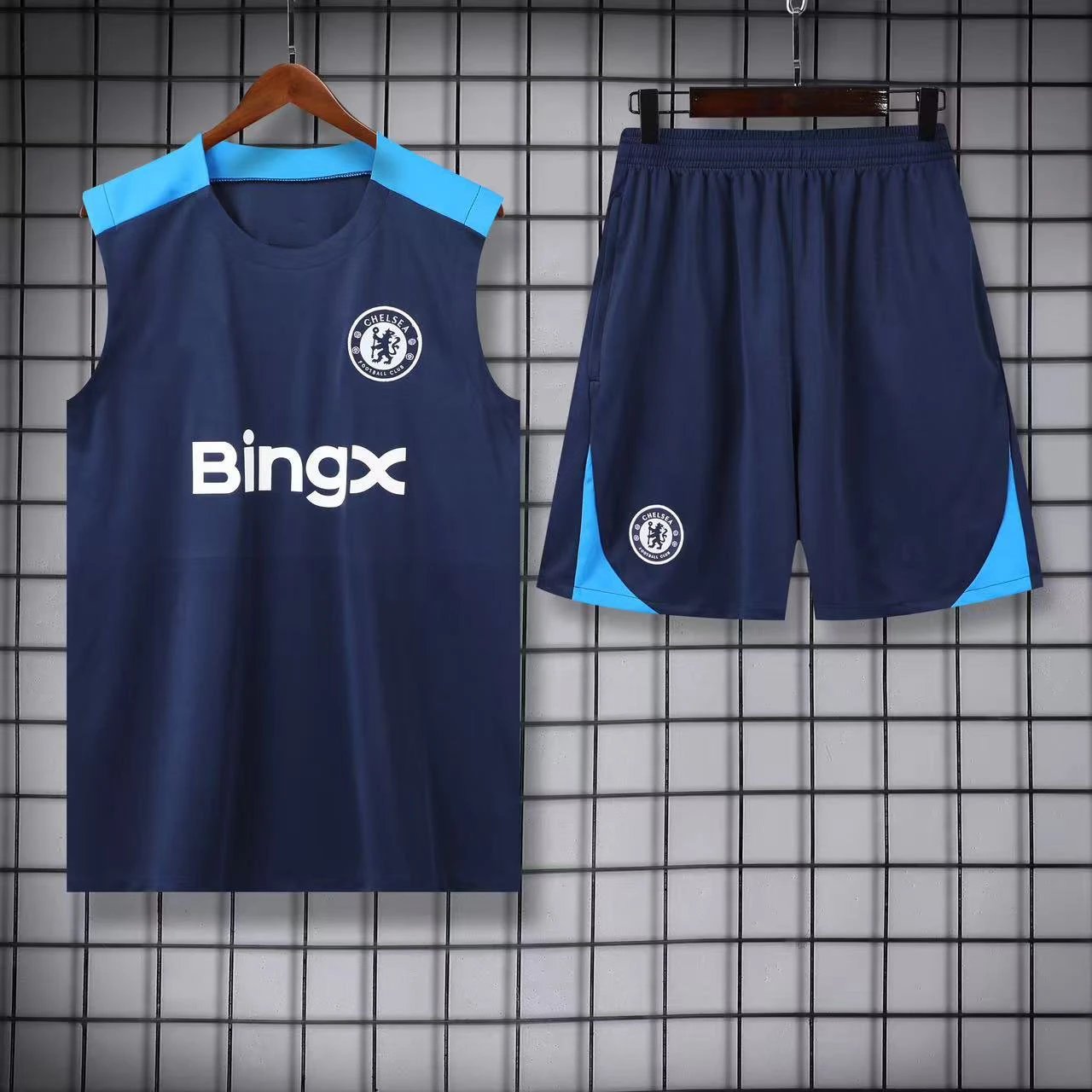 Atlético de Madrid Football Jerseys Sleeveless jersey and shorts set — 2425 Chelsea Royal Blue