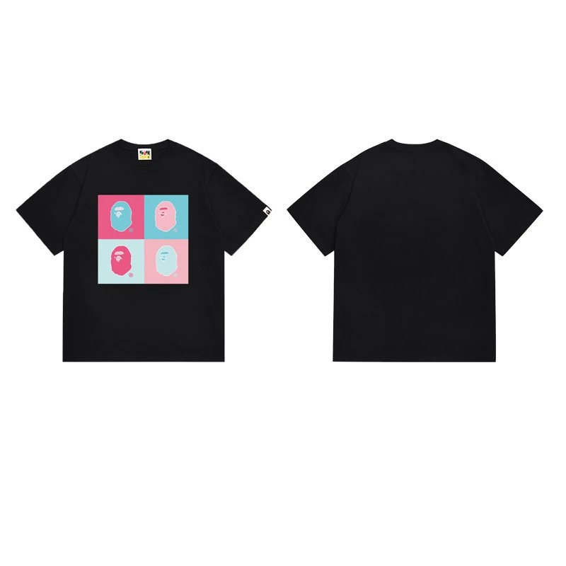 A Bathing Ape T-Shirts Head Graphic — 154 black