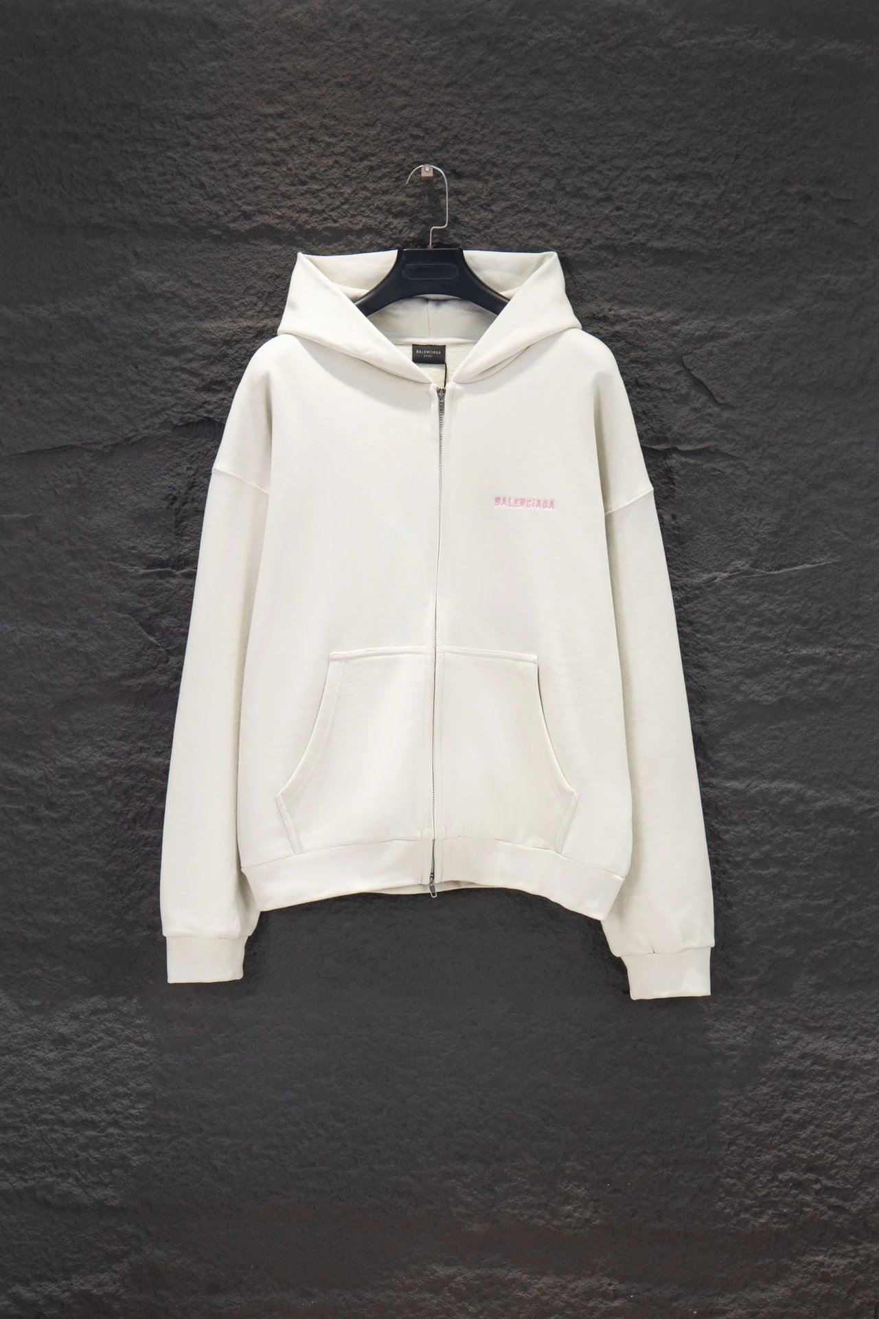 Unbranded Hoodies & Sweatshirts Oversized Letter-Graphic Pullover Hoodie — Gray-white 5230