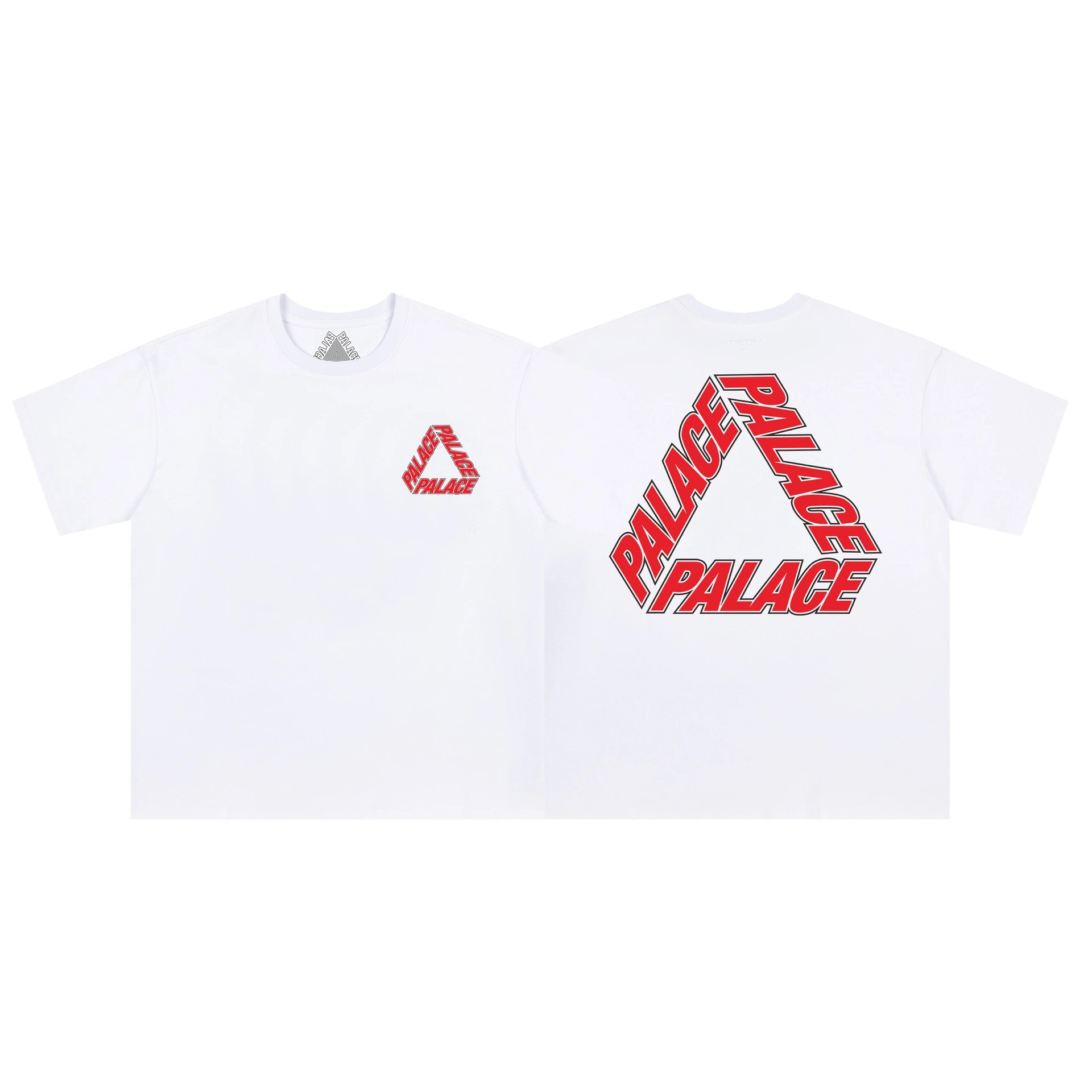 Palace T-Shirts Tri-Ferg Graphic — 06 White