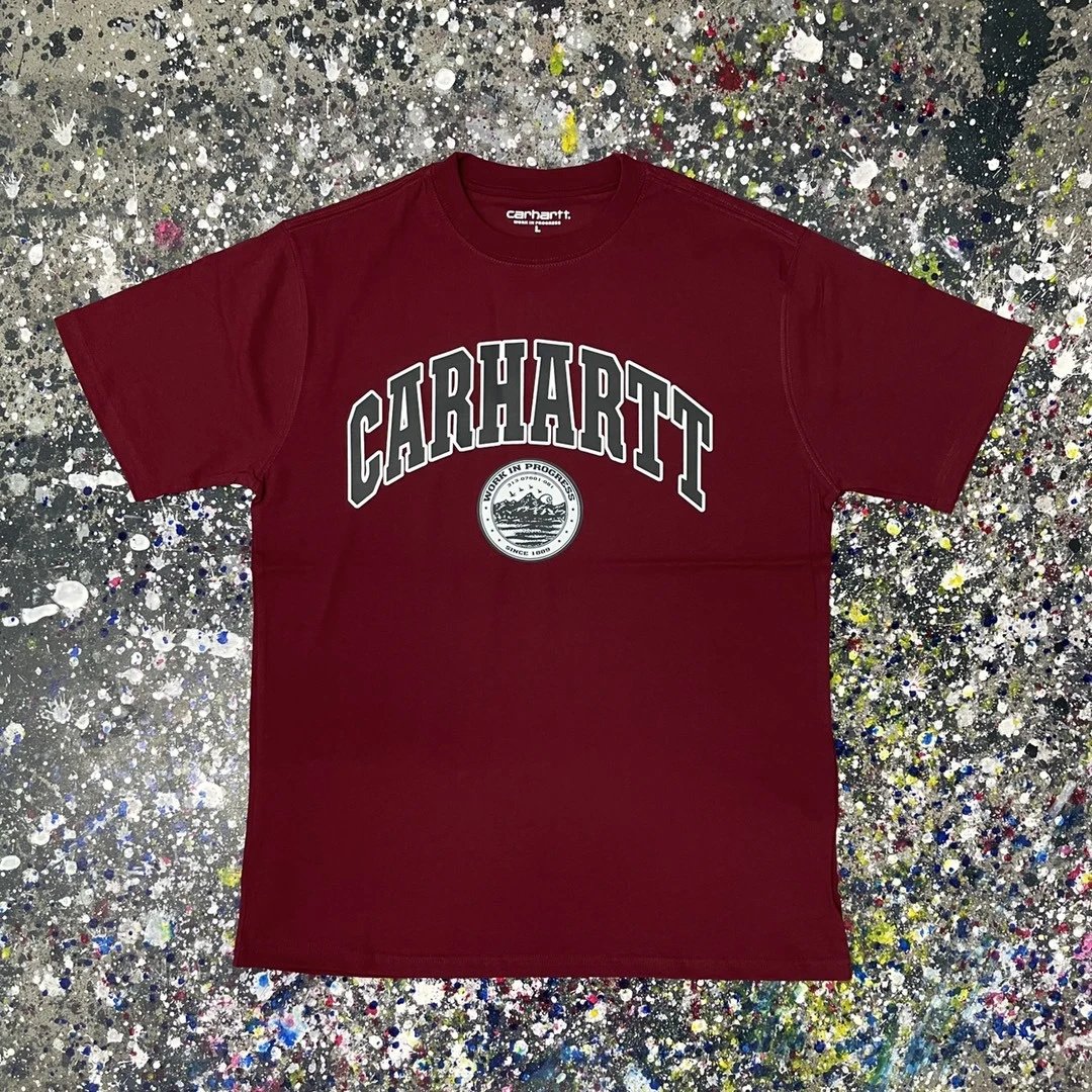 Carhartt T-Shirts Short-sleeve graphic T-shirt — 046 Wine red