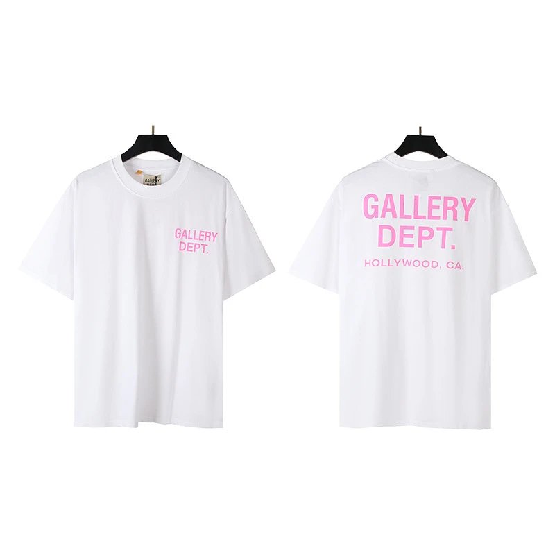 Gallery Dept. T-Shirts Loose Graphic Print — 9005 White (Digital Direct Injection)