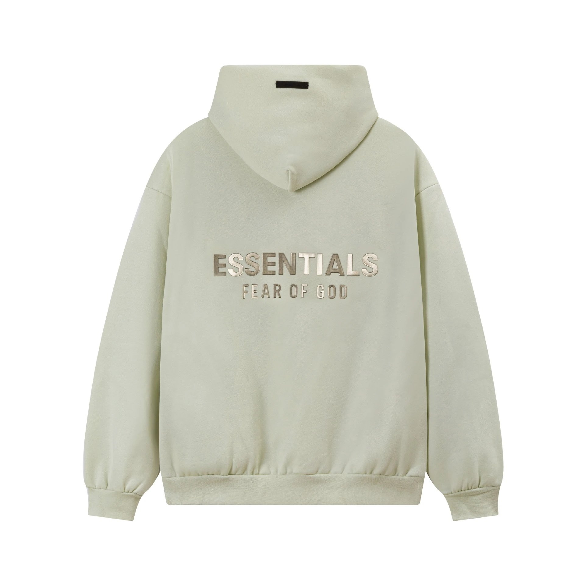 Fear of God ESSENTIALS Hoodies & Sweatshirts Logo Pullover Hoodie — 2270 Matcha green