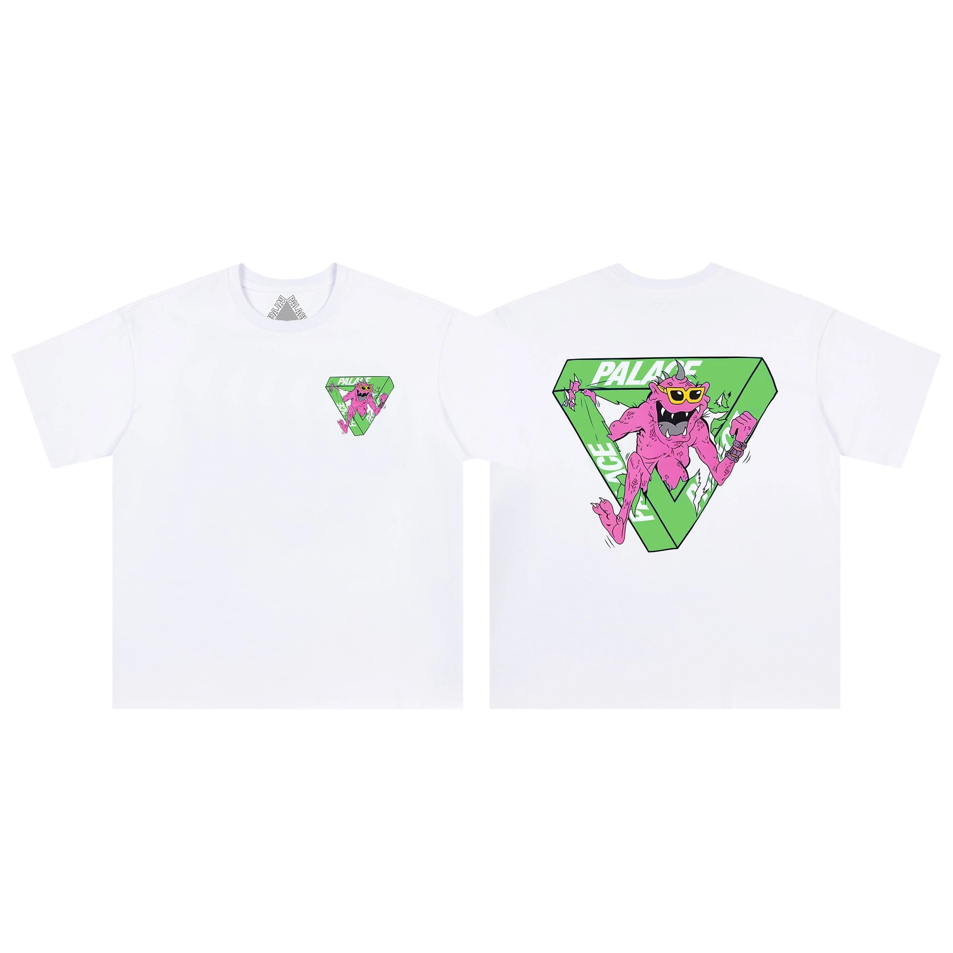 Palace T-Shirts Tri-Ferg Logo Print — 32
