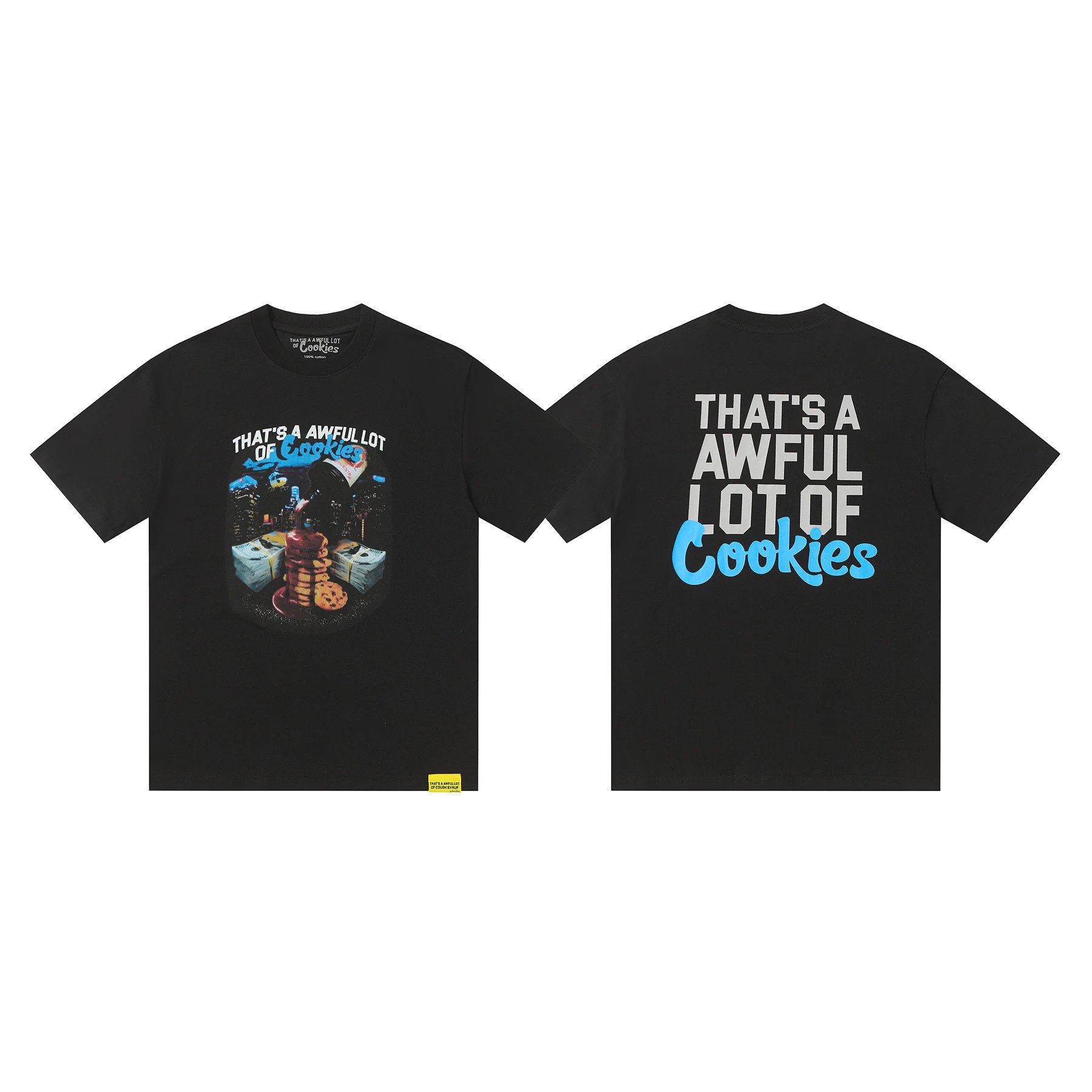 That's a Awful Lot of Cough Syrup T-Shirts Graphic Print — A 231 Black
