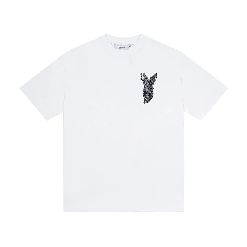 Trapstar T-Shirts Graphic Logo T-Shirt — T 36 white