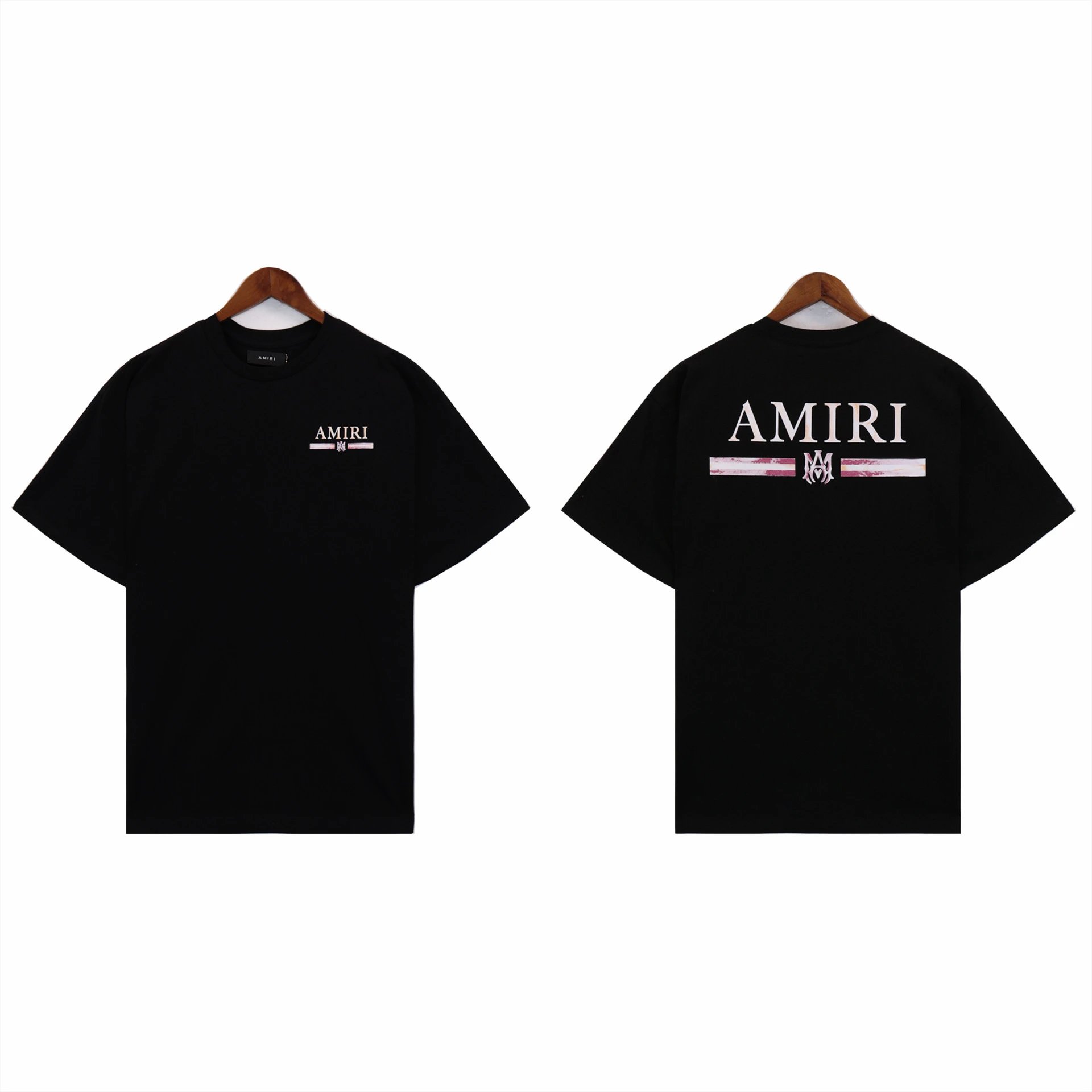 AMIRI T-Shirts Washed Graphic T-Shirt — 2001 black
