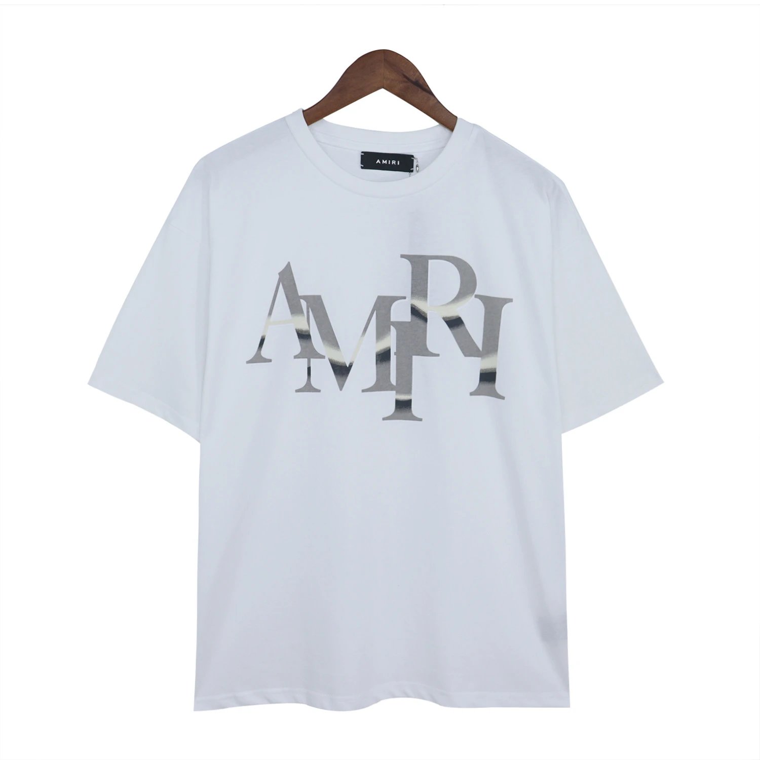 AMIRI T-Shirts Washed Graphic T-Shirt — 2192 white