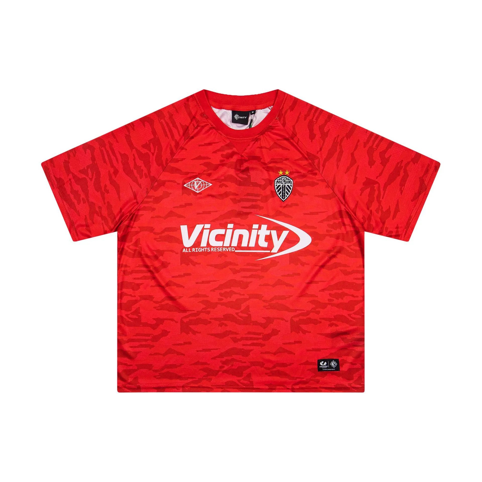 Vicinity Football Jerseys Short-Sleeve — Y 05 Red