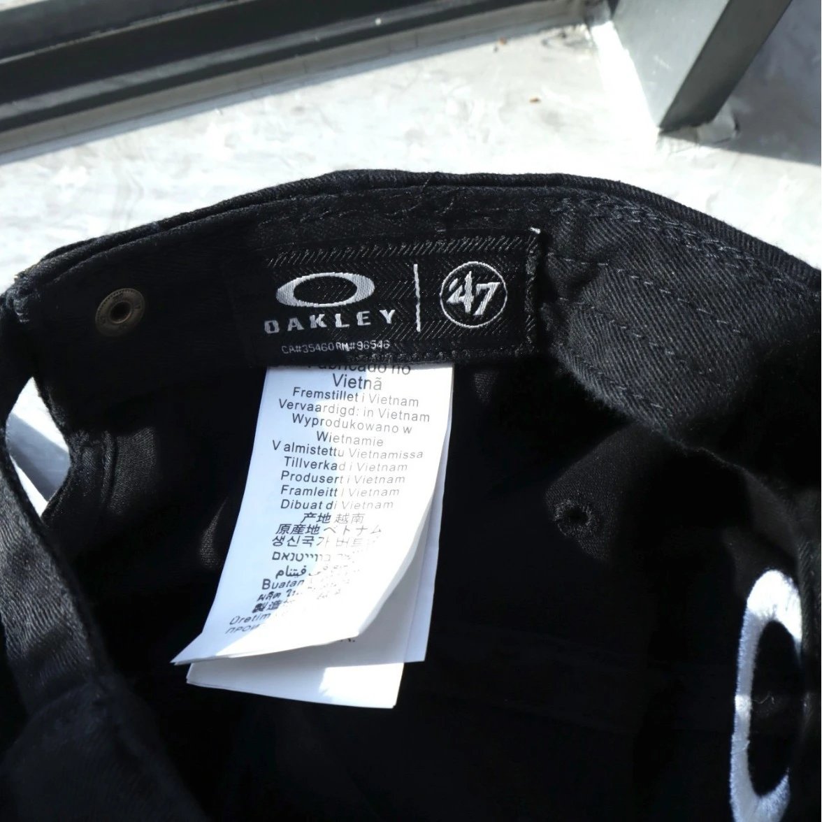 Oakley Hats Baseball Cap with Embroidered Ellipse Logo image 4