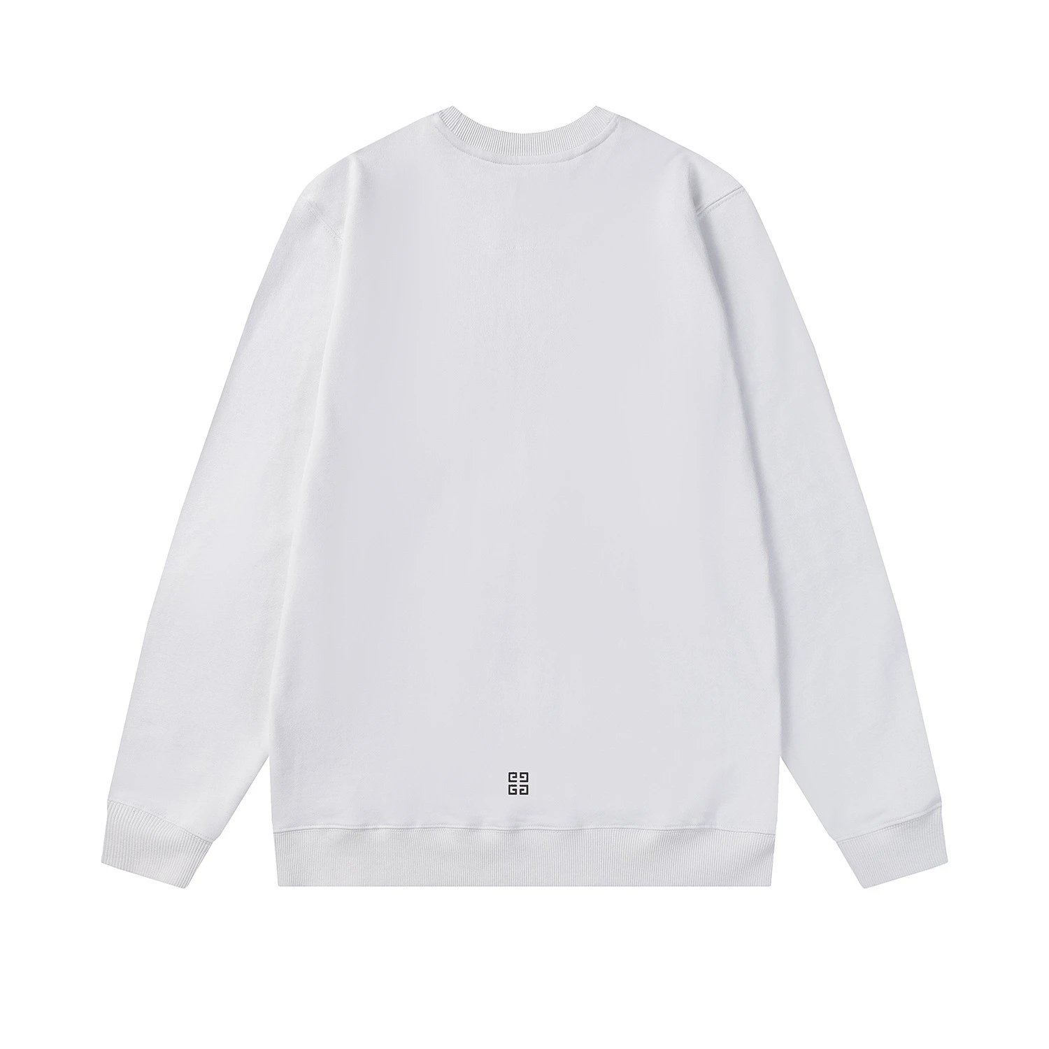 Givenchy Logo Print Green 4G Locks Sweatshirt White Hoodie - 8