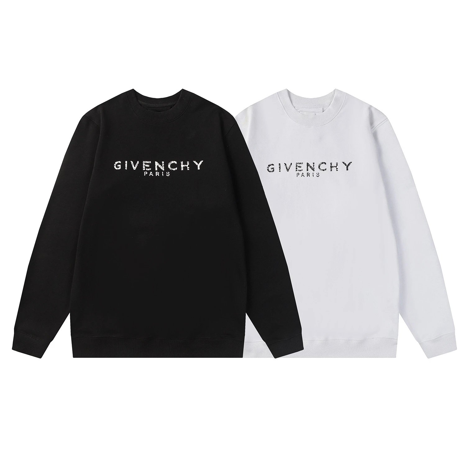 Givenchy Logo Print Green 4G Locks Sweatshirt White Hoodie - 16
