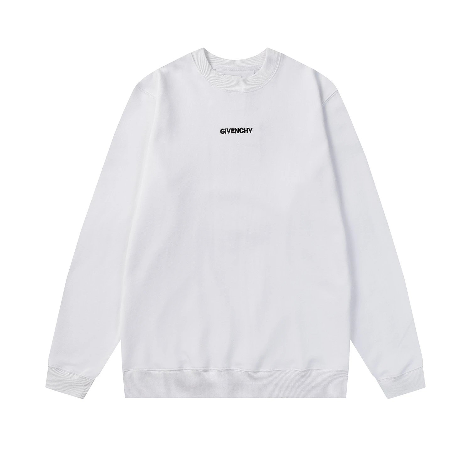 Givenchy Logo Print Green 4G Locks Sweatshirt White Hoodie - 24