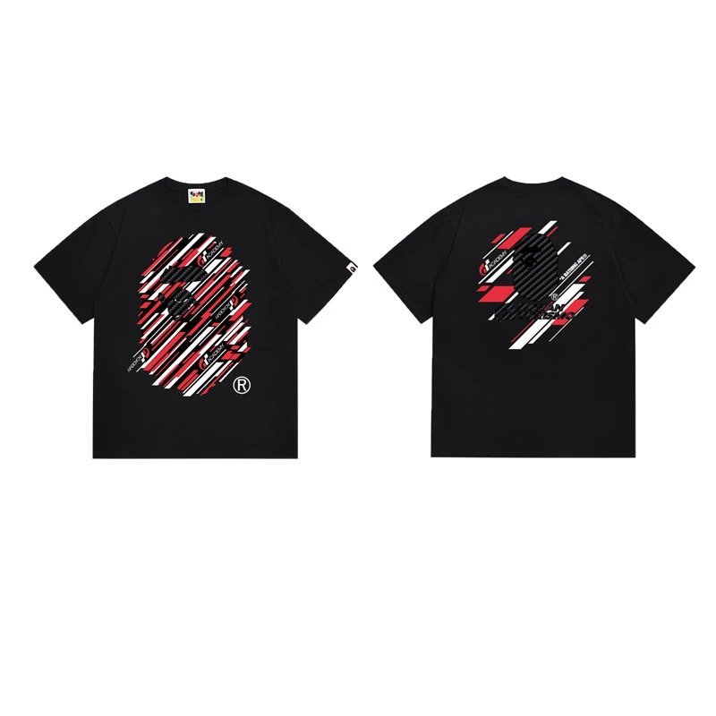 A Bathing Ape T-Shirts Head Graphic — 152 black