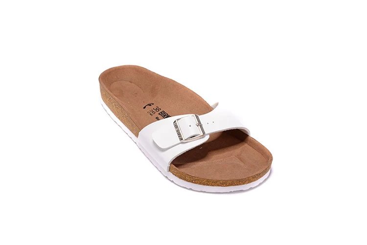 Birkenstock Sandals Madrid single-strap buckle — Slippers all white 34-46 Male and female code