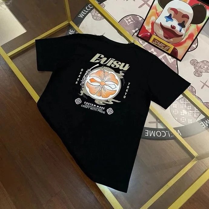 Evisu T-Shirts Short-Sleeve Seagull Logo Print T-Shirt — 33